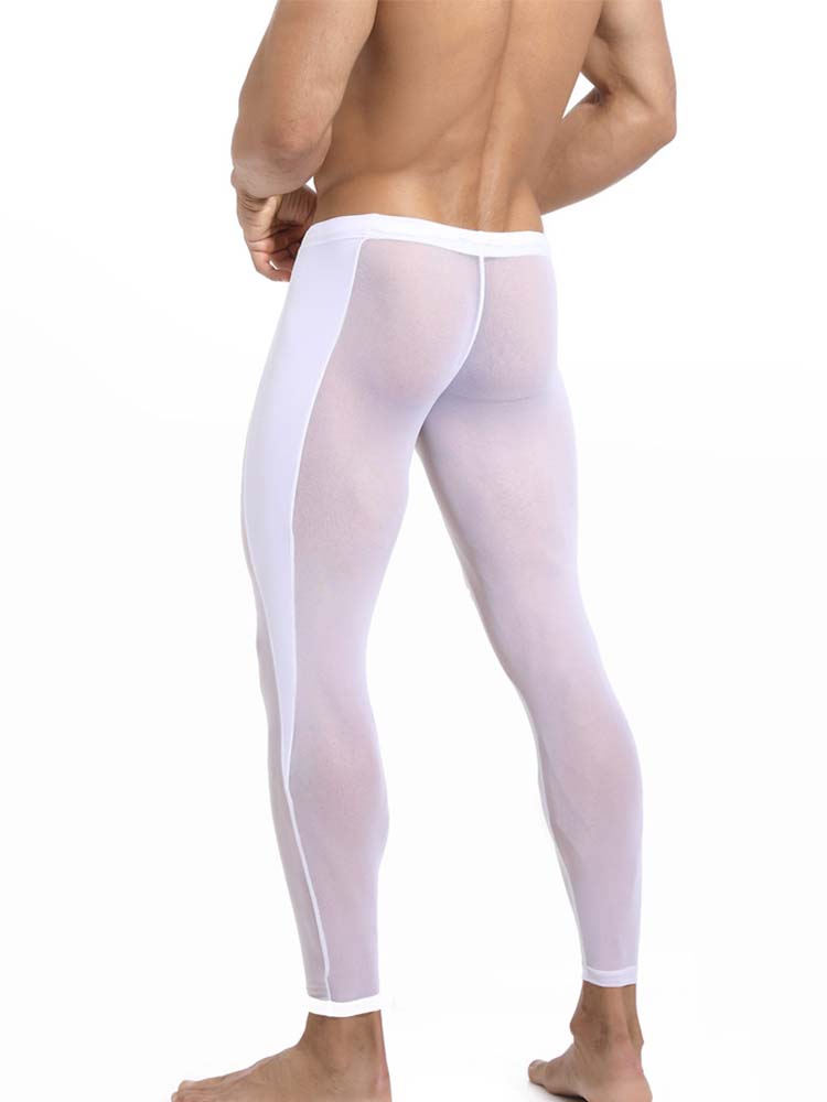 Men's High Elastic Transparent Sport Slim Pants