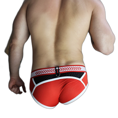 Breedwell Retro Remix Briefs Red