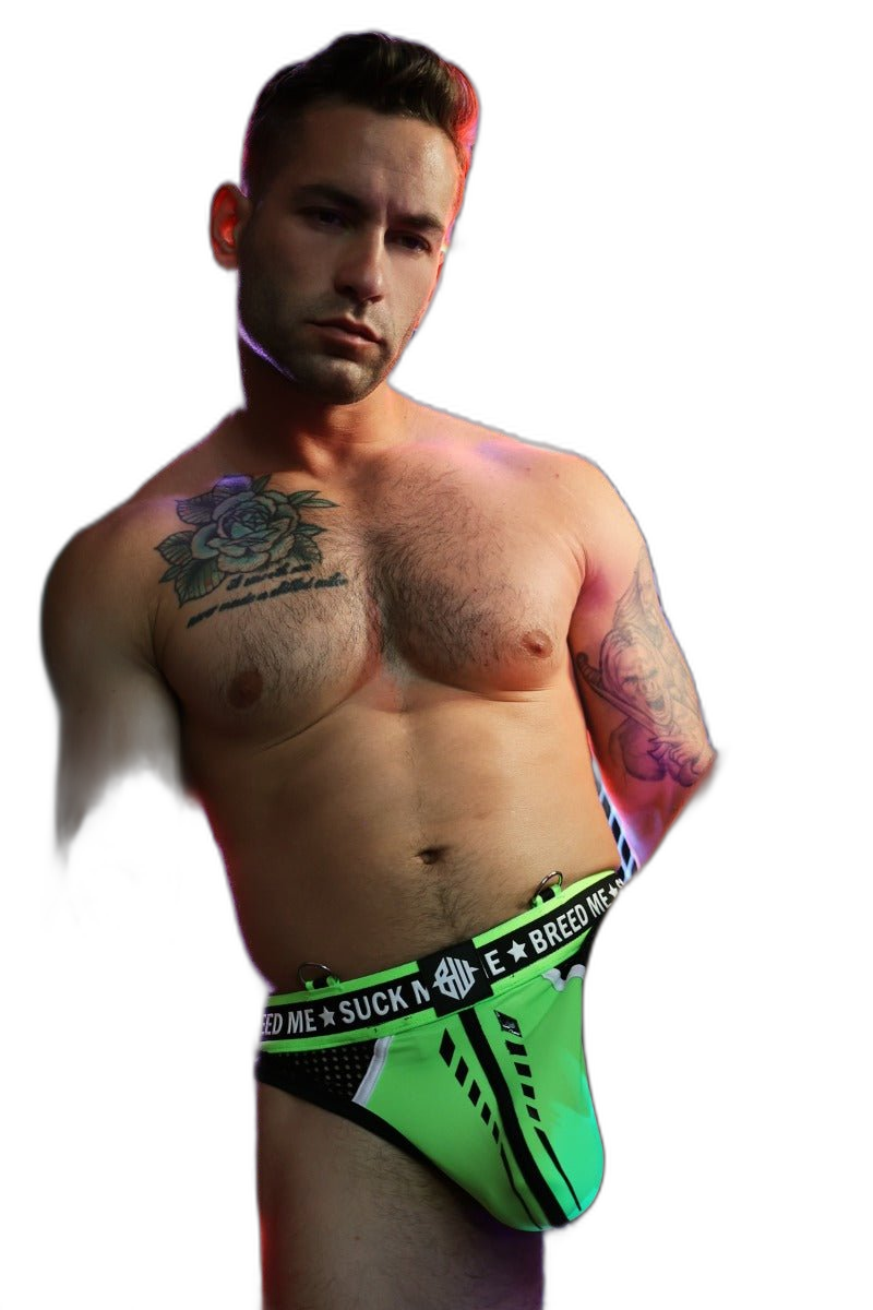 Breedwell Snax Thong Neon Green