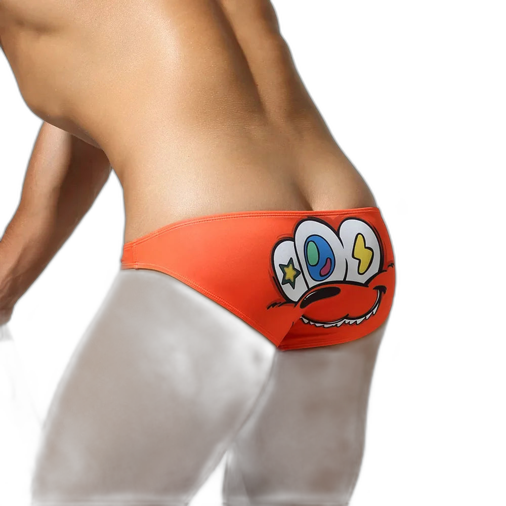 Cartoon Kink Pop Print Men’s Briefs
