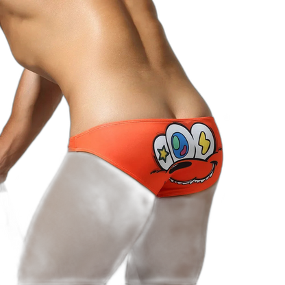 Cartoon Kink Pop Print Men’s Briefs