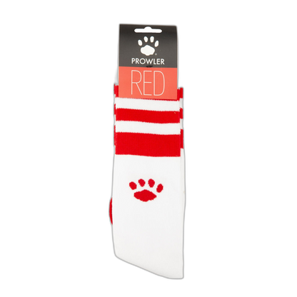 Prowler RED Football Socks White Red