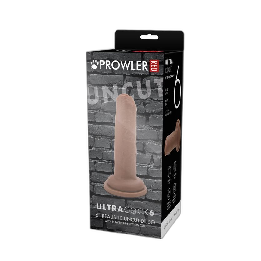 Prowler RED Uncut Ultra Cock 6' Caramel