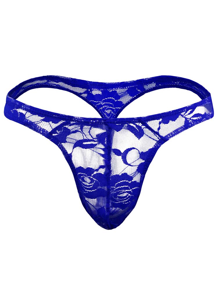 Men's Lace Sexy Translucent Thong