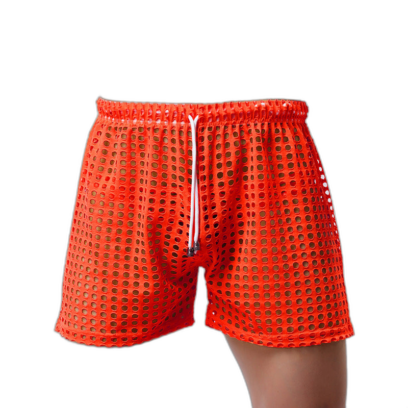 Loose Fishnet Mesh Shorts