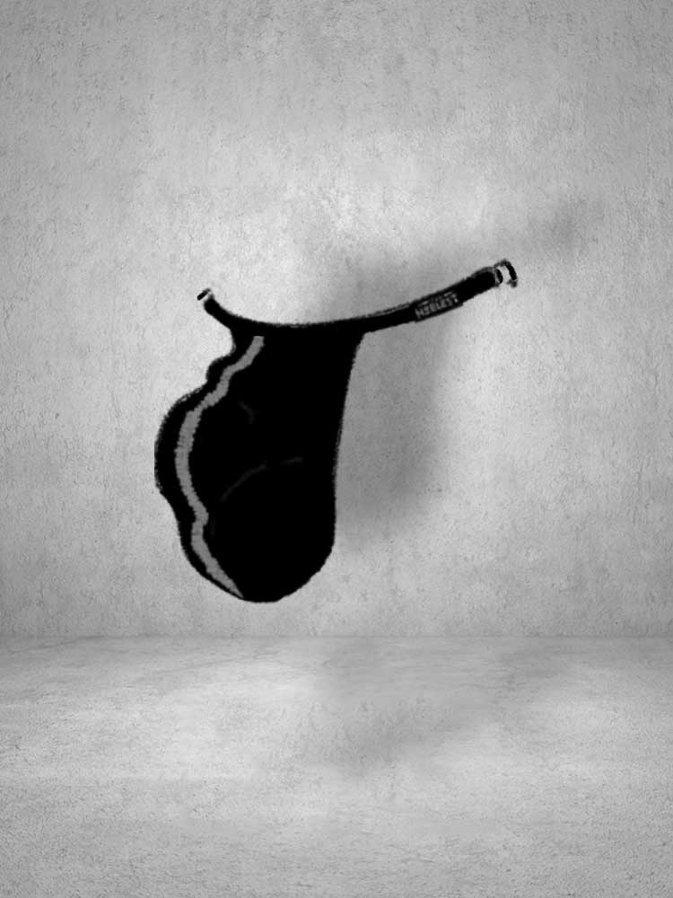 Men's Replaceable External Pouch Stretch Thong