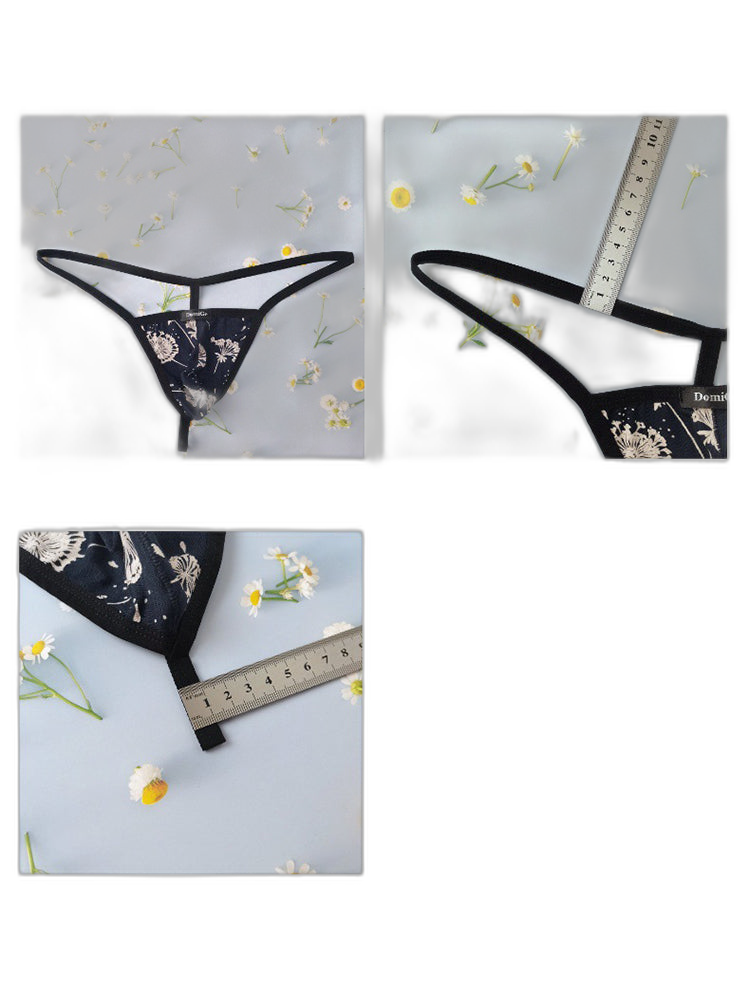 3 Pack Men's Low-Rise Sexy Lightweight & Airy Sporty Cut Anti-Chafing Strings