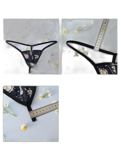 3 Pack Men's Low-Rise Sexy Lightweight & Airy Sporty Cut Anti-Chafing Strings