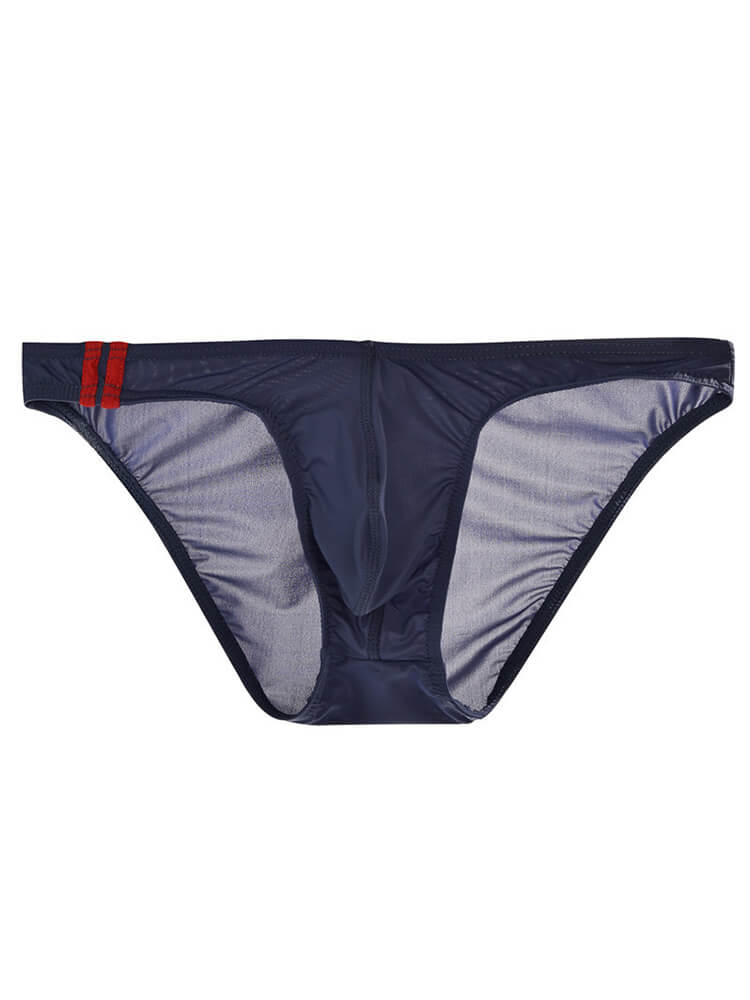 Men's Low-Rise Solid Sexy U-Convex Pouch Briefs