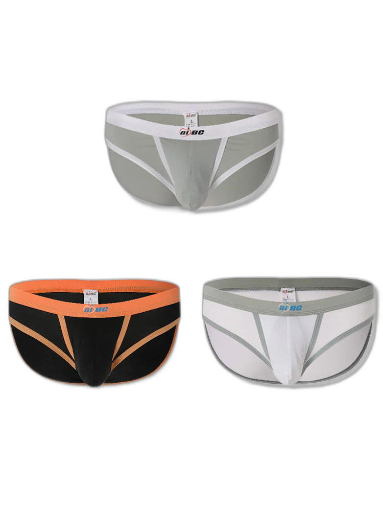 3 Pack Men's Separated Ball Pouch Briefs