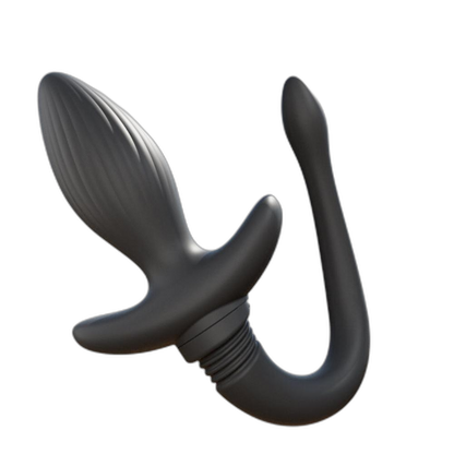 Zoe - Vibrating Butt Plug - Puppy Tail Butt Plug - 10 Frequency Vibrating Anal Toy