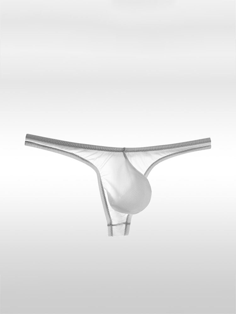 Men's Ultra-Thin Transparent Sexy Low-Rise Thong