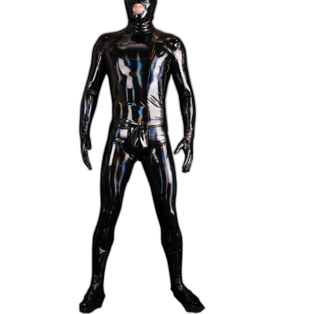 Men's Long Sleeve Spandex Bodysuit