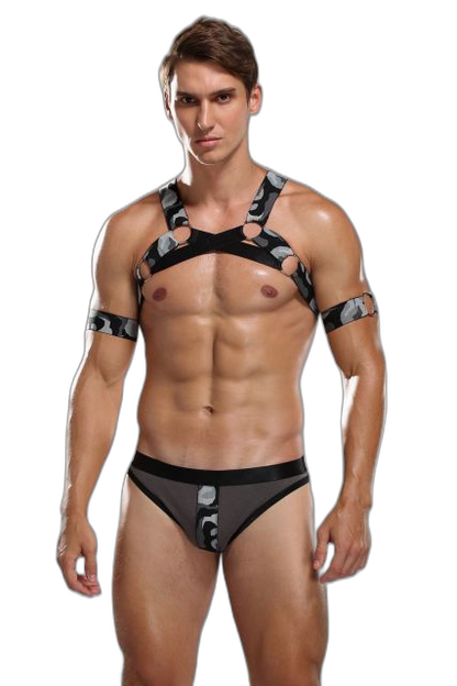 Sexy Camouflage Harness Costume