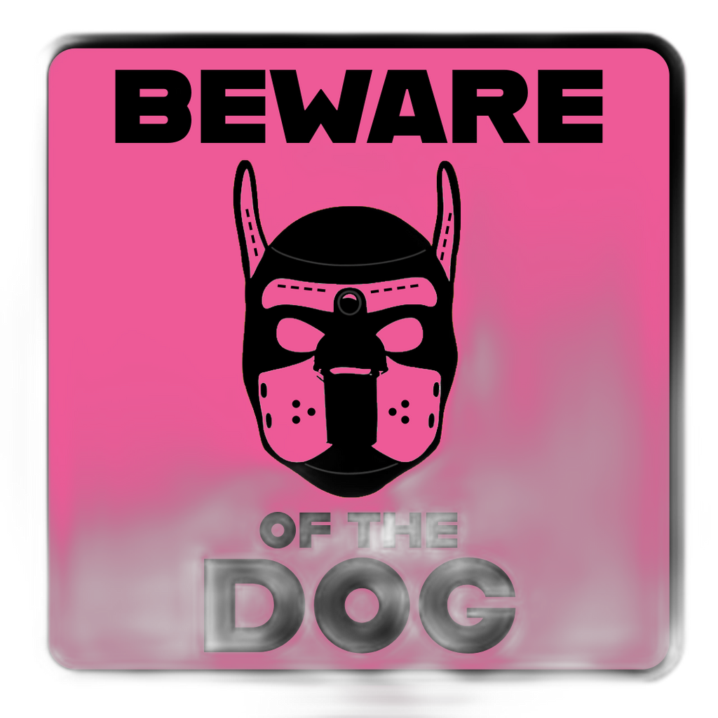 BEWARE OF THE DOG Coasters