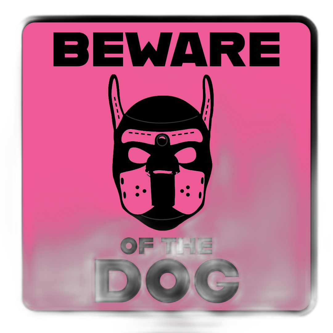 BEWARE OF THE DOG Coasters