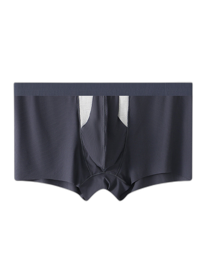 3 Pack Split-Support Men's Trunks- Breathable & Bulge-Enhancing