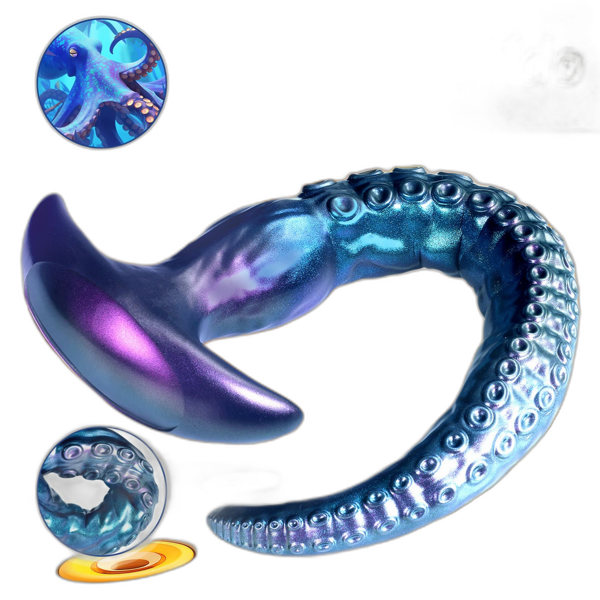 VoidWhip - Tentacle Dildo - Long Butt Plug - 3 Sizes