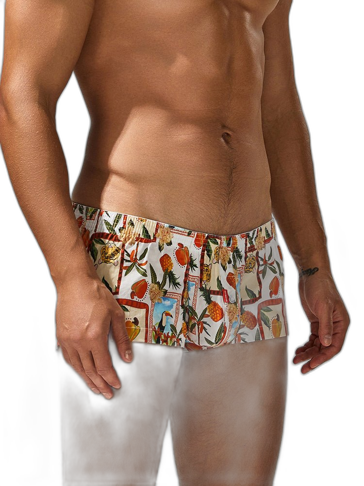 2 Pack Men's Printed Pure Cotton Trunks