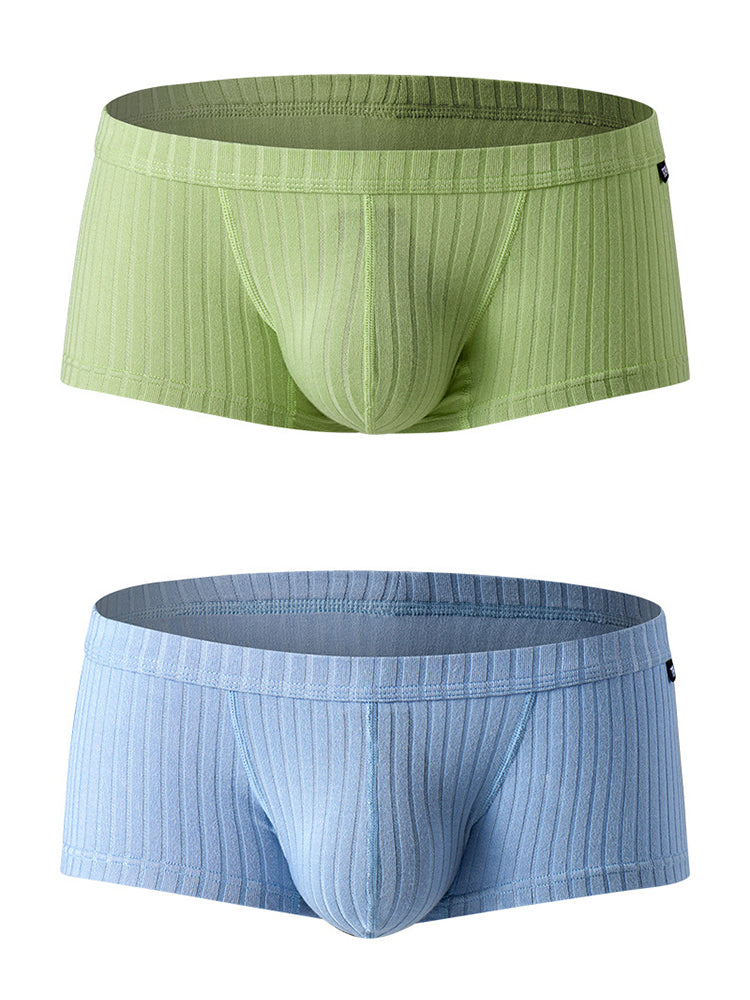 Men's Low Rise Threaded U-Convex Trunks