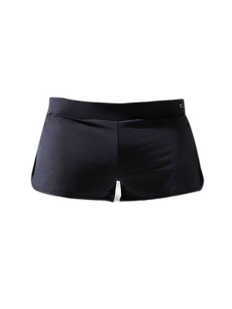 Men's Breathable Mesh Boxer Shorts With Separate Pouch
