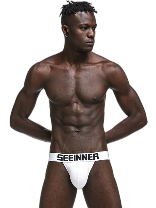 2 Pack Men's Cotton Stretch Jock Strap