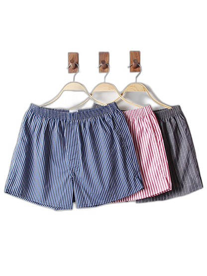 3 Pack Men's Cotton Loose Boxers