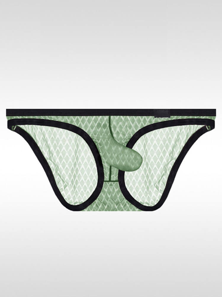 Men's Sexy Elephant Trunk Pouch Ice Silk Boxer Briefs