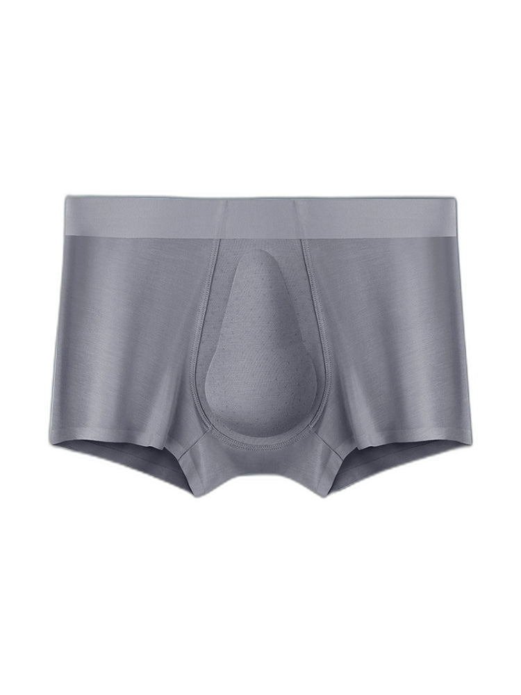 Men's Seamless Trunks with Organic Latex Support Cup