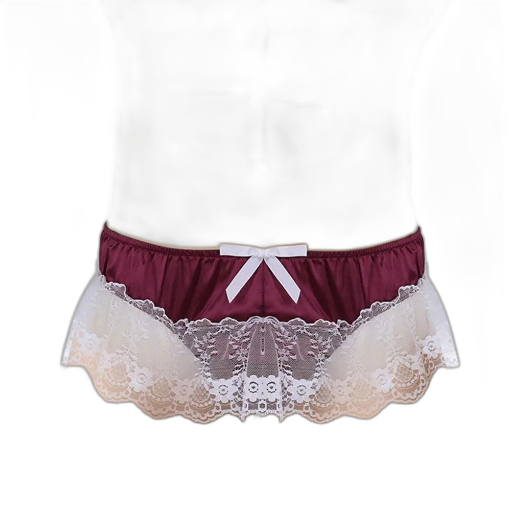 Bow & Lace Sissy Panties