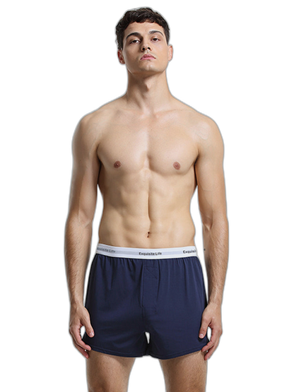 Men's Comfy Modal Home Boxer Shorts