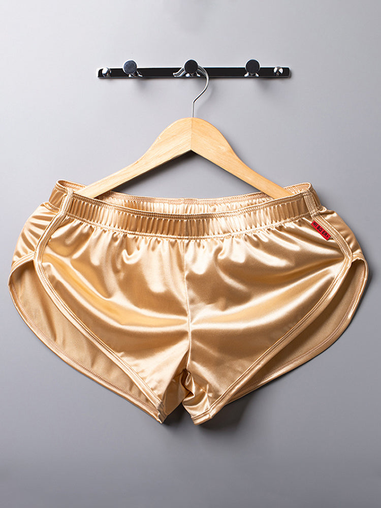 Men's Sport Silky Sleep Pants Boxer Briefs