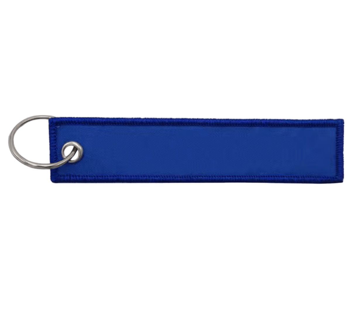 Custom Keyring Tag 13cmx2.8cm Blue