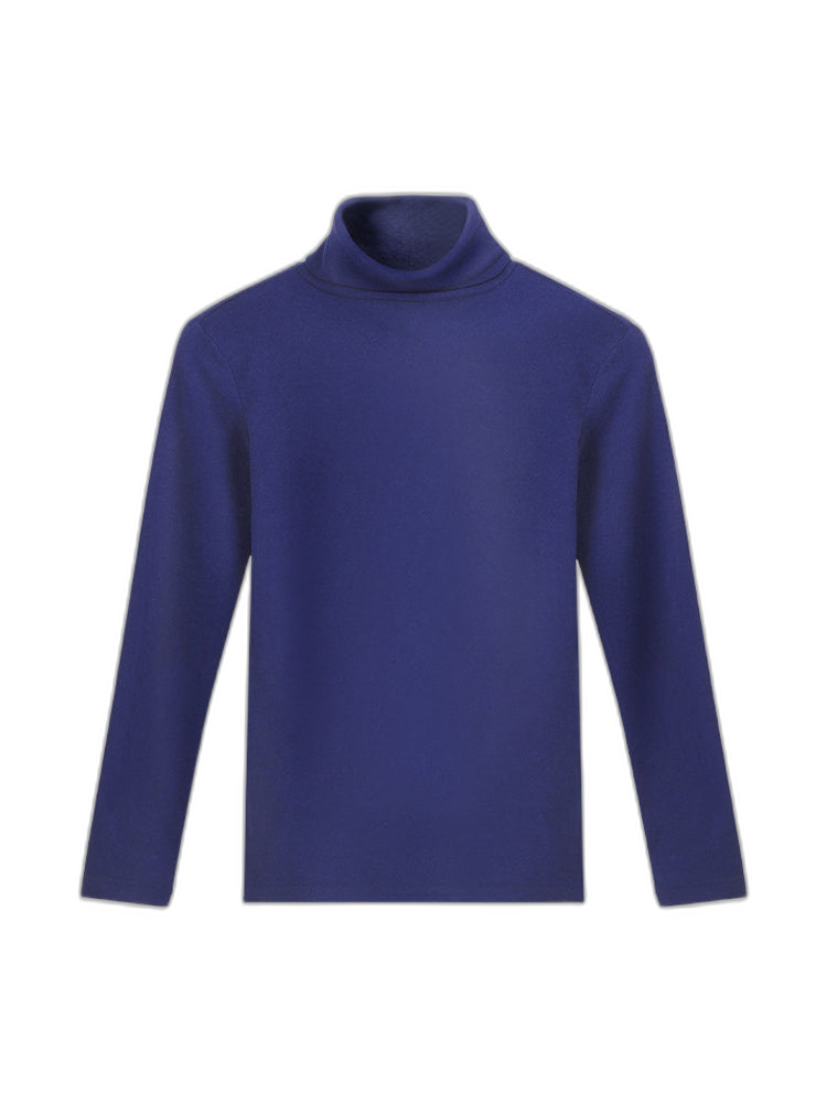 Men's Mid-high Collar Warm Cold-proof Long-sleeved Bottoming Shirt