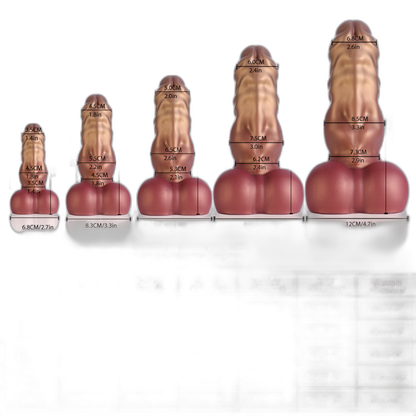 SWISOK Aurogon - Knot Dildo - Fantasy Dragon Dildo - 5 Sizes