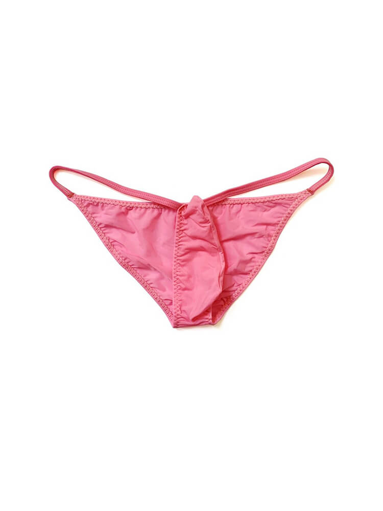 Men's Sexy Ice Silk Thin Upturned Briefs