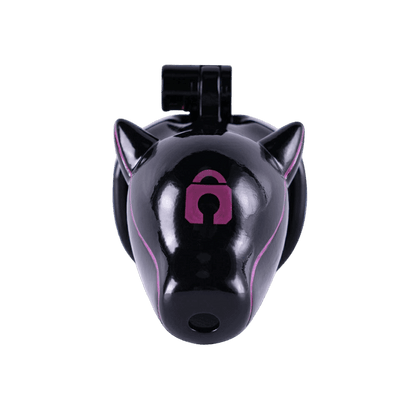 Furjoi Drone Hood Chastity Cage Purple