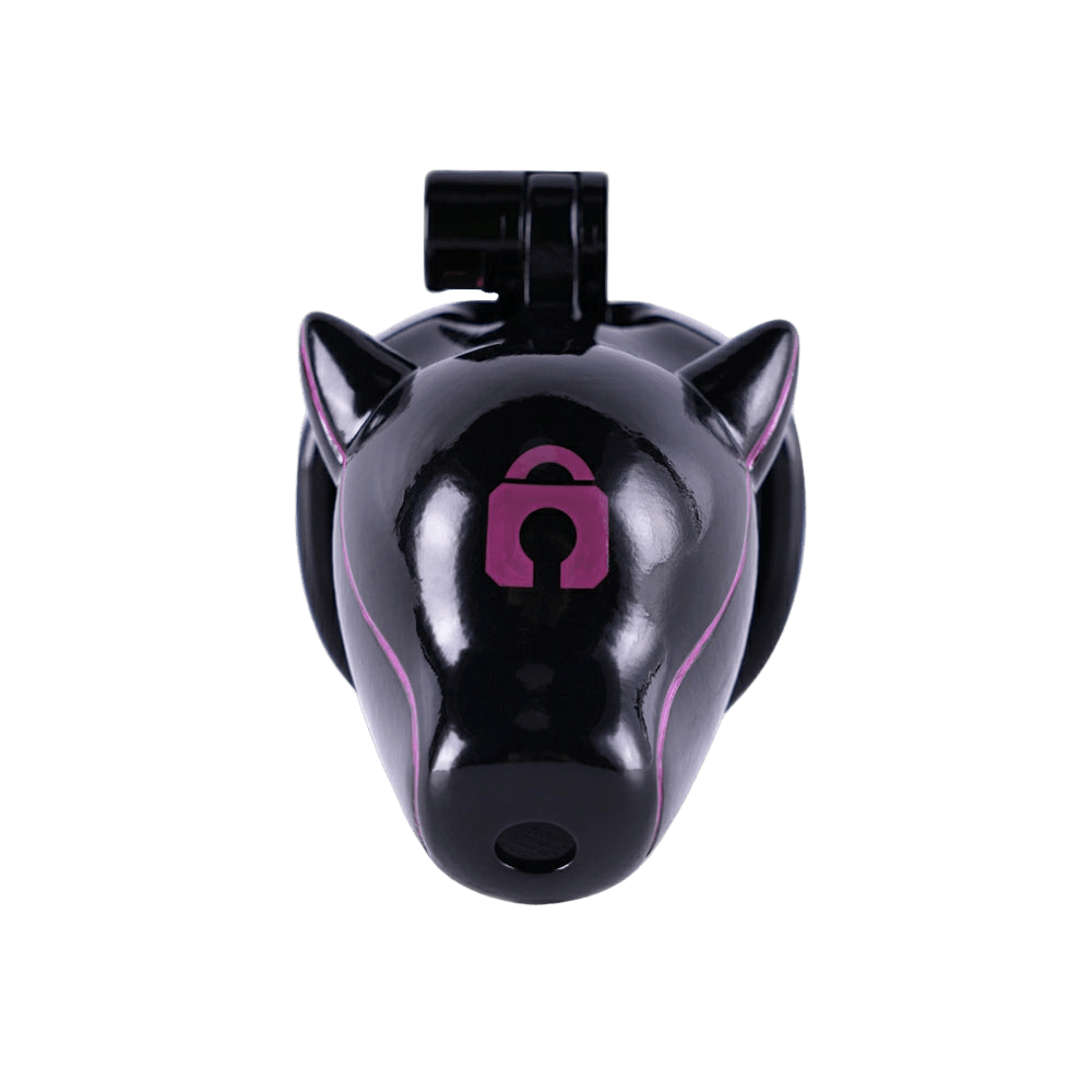 Furjoi Drone Hood Chastity Cage Purple