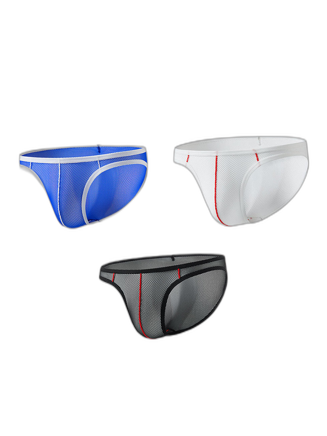 2 Pack Men’s See-through Mesh Bikini