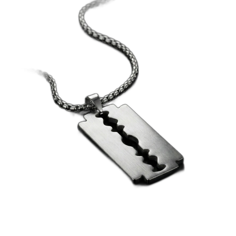 Razor Blade Necklace