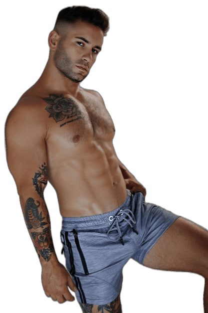 Breedwell Trade Trainer Shorts Grey Heather