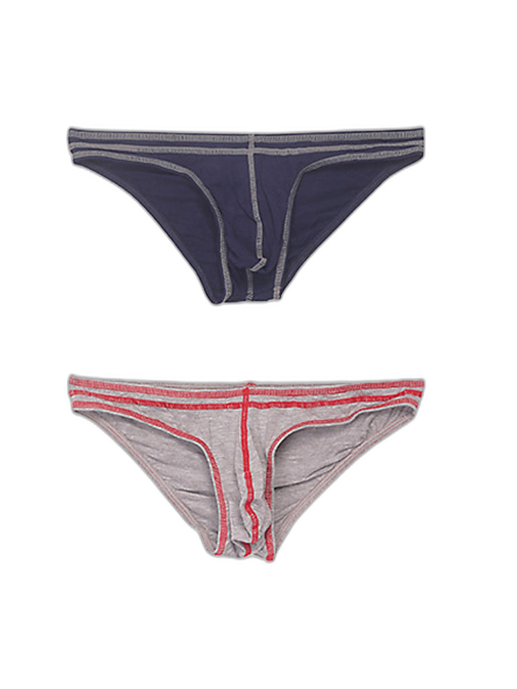 2 Pack Men's Sexy U Convex Pouch Bikini