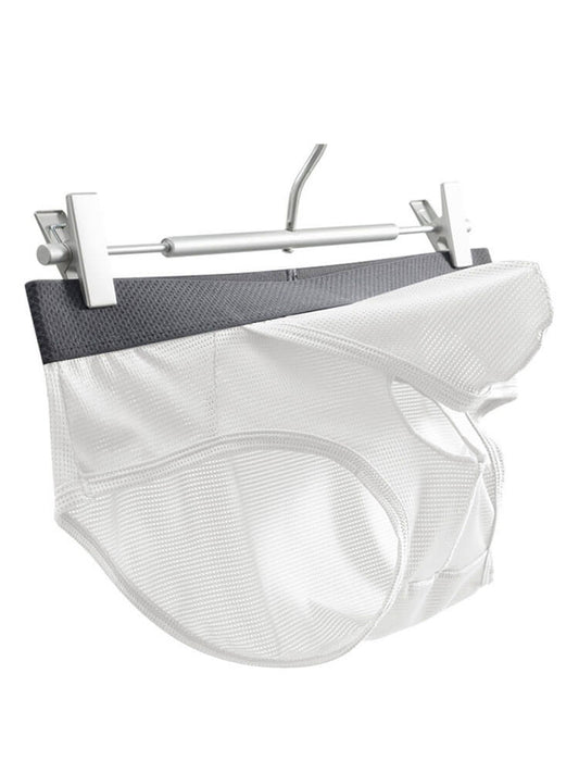 Men's Front-Opening Breathable Ice Silk Briefs 