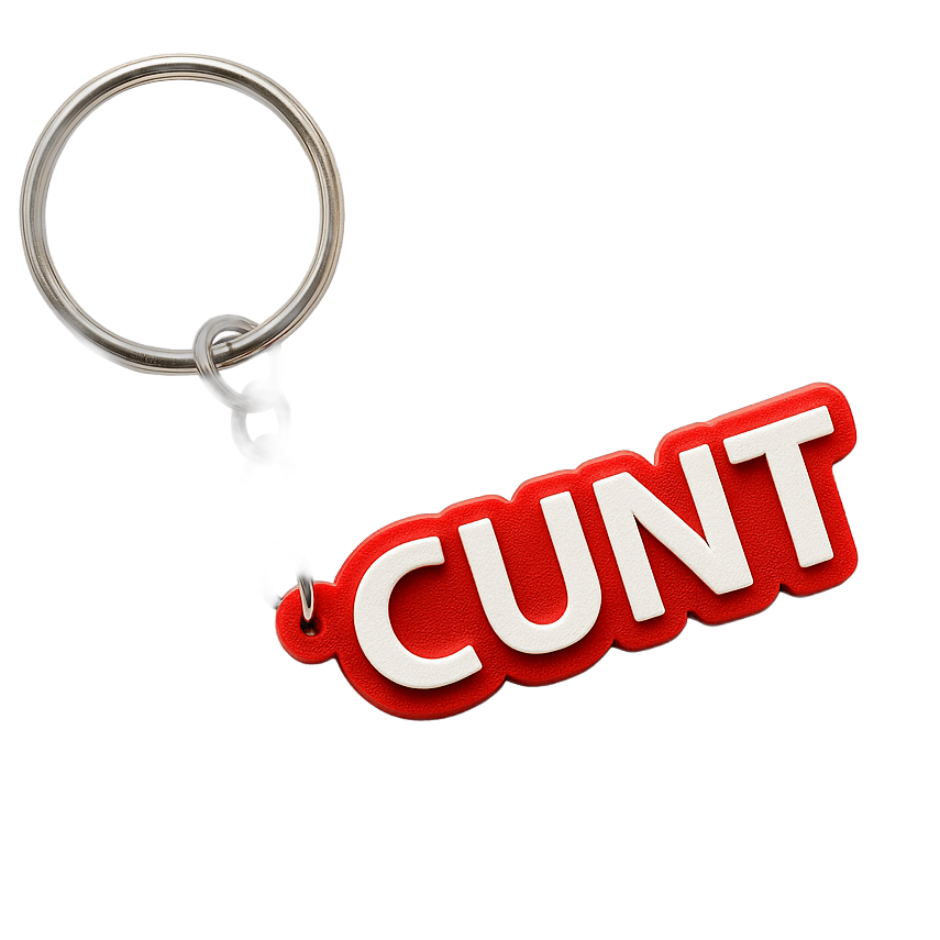 CUNT Keychain