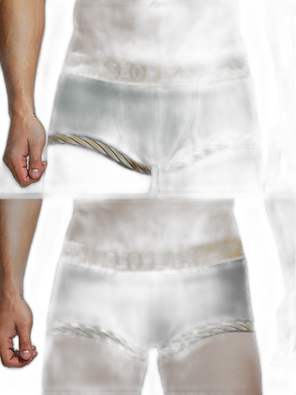 2 Pack U-Pouch Solid Cotton Trunks
