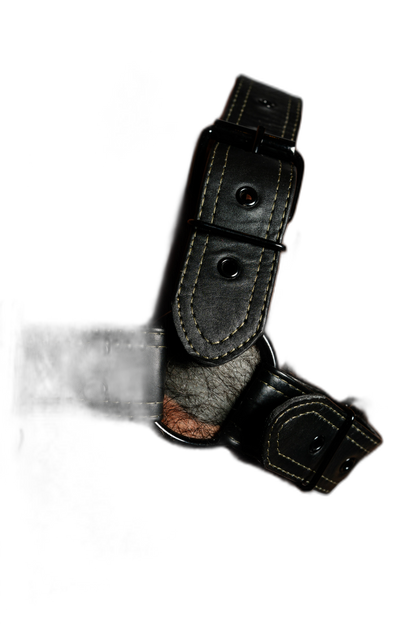 ruff GEAR RAW  Leather Bulldog Harness Black Army