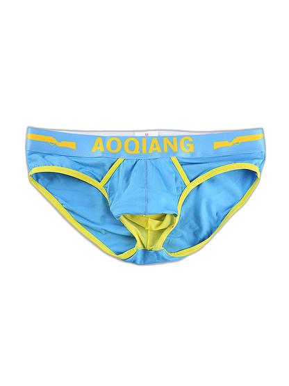 Men's Breathable Cotton Pouch Briefs with Fly