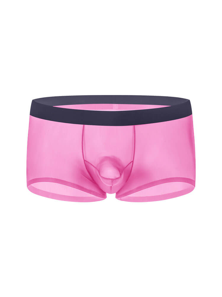 Men's Ice Silk Gun Bullet Separate Thin Trunks