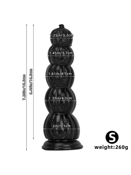 Halloween Pumpkin Head Silicone Anal Plug