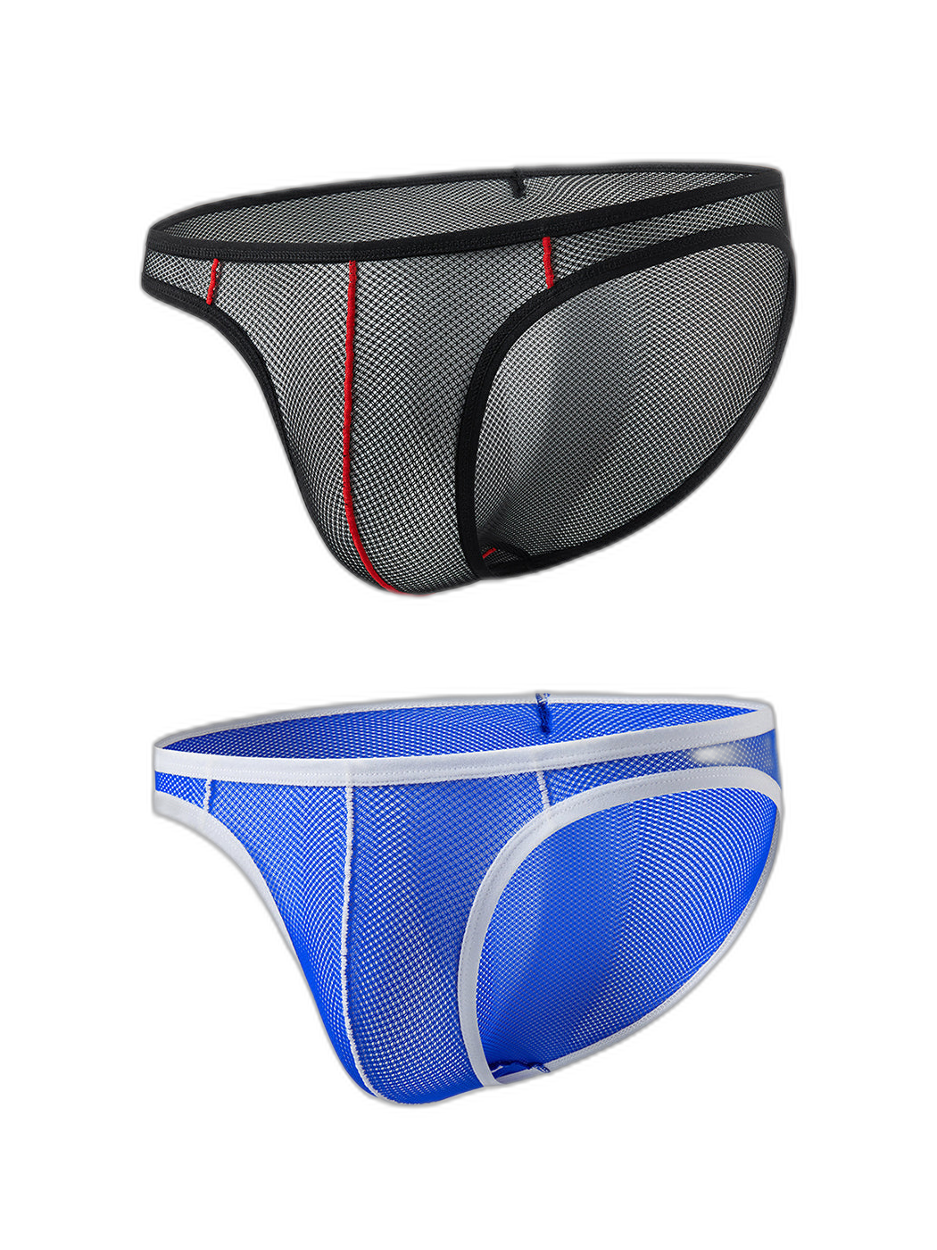 2 Pack Men’s See-through Mesh Bikini